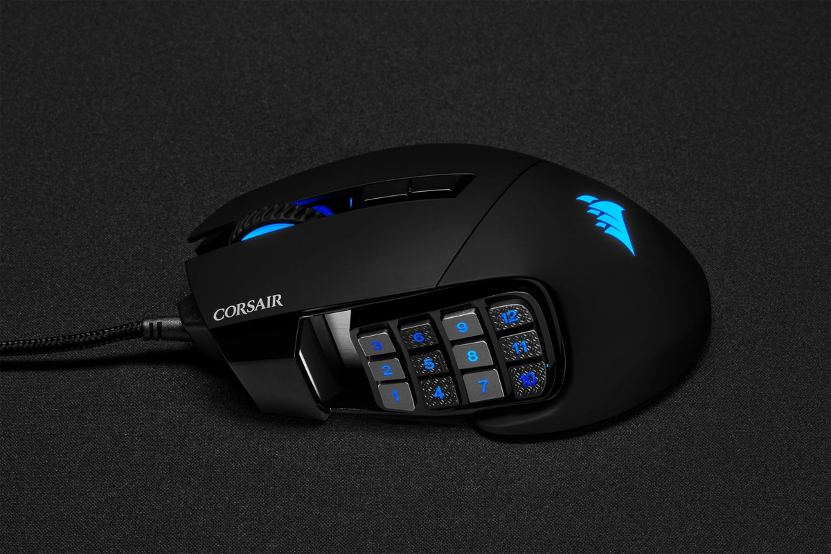 Scimitar Pro RGB Optical MMO Gaming Mouse - USB