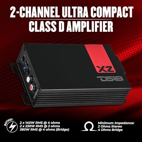 X2 - 2-Channel 2 x 140 Watts RMS @ 4-ohm