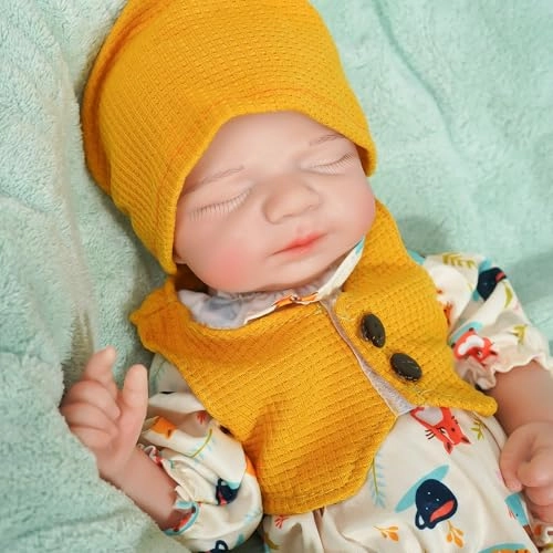 Reborn Baby Doll - 11.8in Silicone Boy Ages 3+
