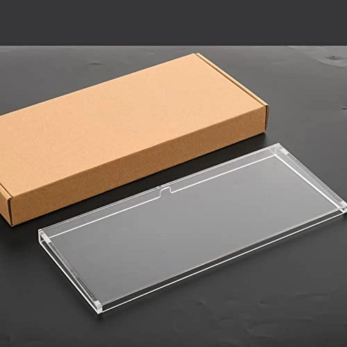 Computer Keyboard Dust Cover - Waterproof Transparent Acrylic Tilted