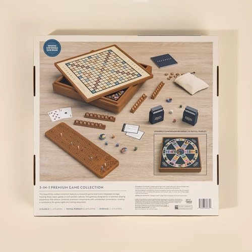 Scrabble + Trivial Pursuit + Cribbage