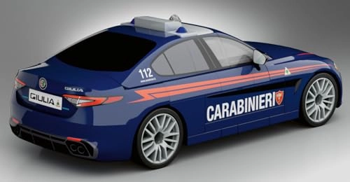 Alfa Romeo Giulia Quadrifoglio - Carabinieri 99 pcs