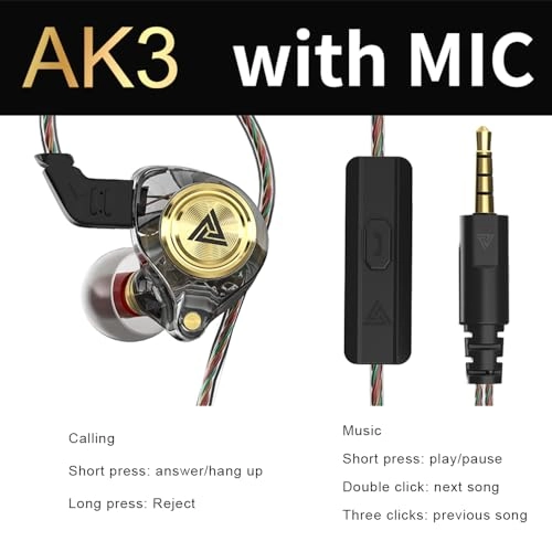 AK6PRO Wired Earbud Pack