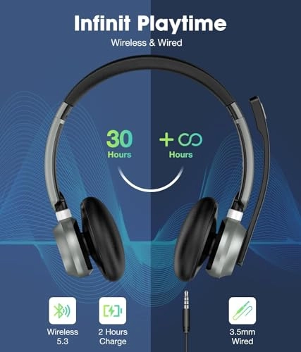 Wireless Headsets with MIC Wireless Headset