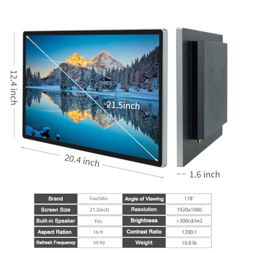Touchscreen Industrial PC - 4GB 21.5 inch RK3576