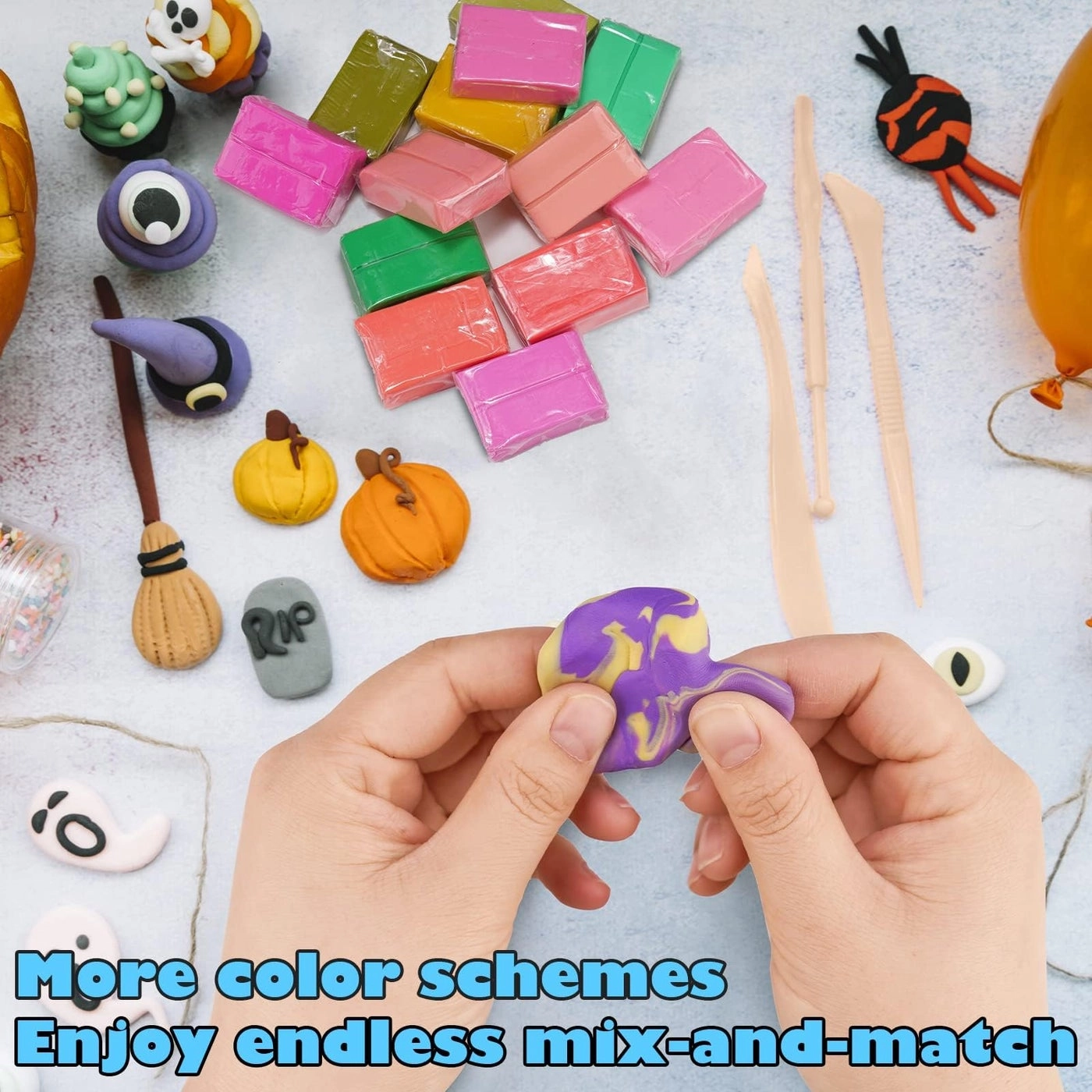 Polymer Clay Value Pack - 100 pieces