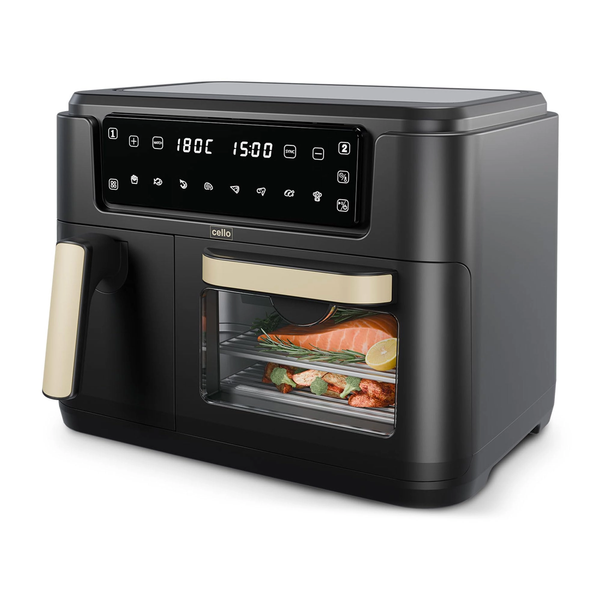 Cello Dual Air Fryer AF901A-BK