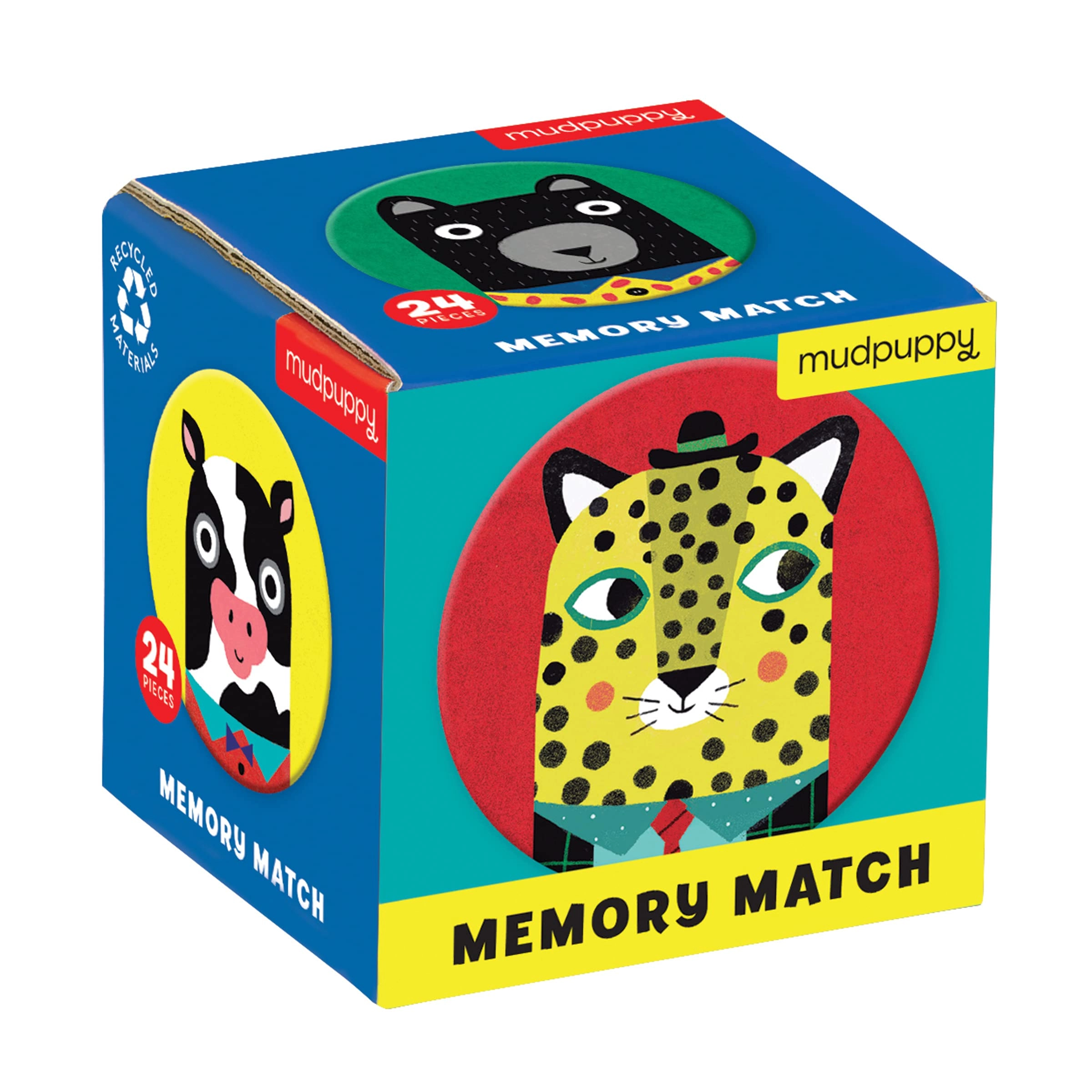 Mudpuppy Mini Memory Match - 3 years and up 24 pieces