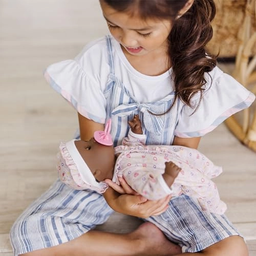 Gabrielle Poseable Baby Doll - 12-inch Romper and Hat