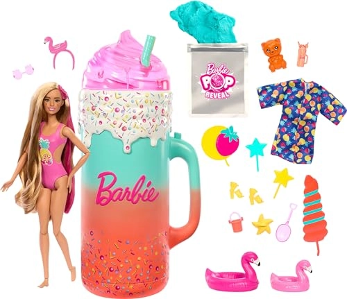 Barbie Pop Reveal Rise & Surprise - Scented Doll 15+ Surprises Ages 3+ Gift Set