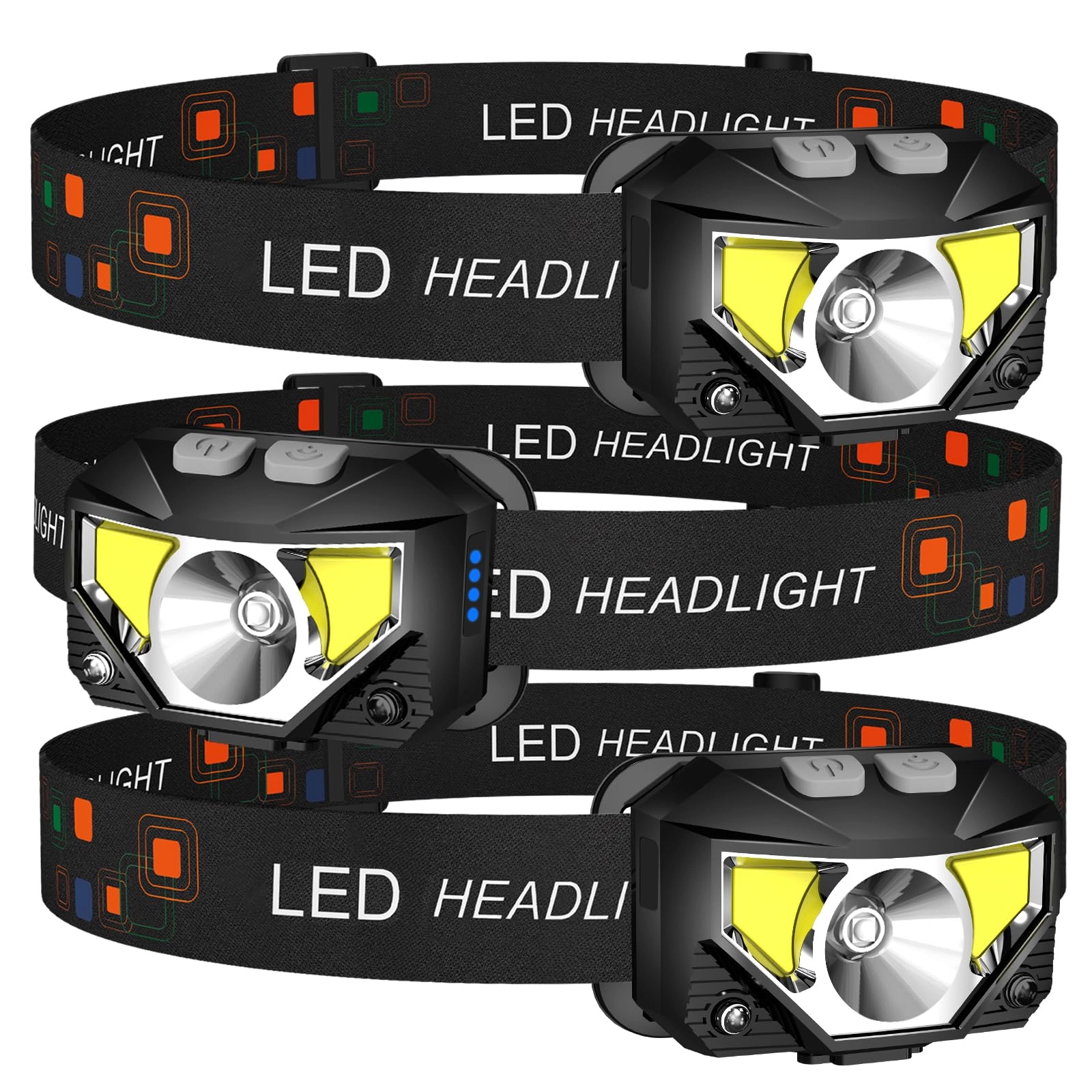 lhknl TG-T069 Headlamp Rechargeable (1500lm)