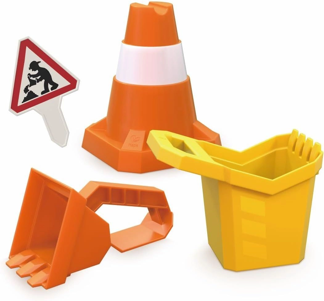 Hape Construction Sand Toy Set - Orange 3+