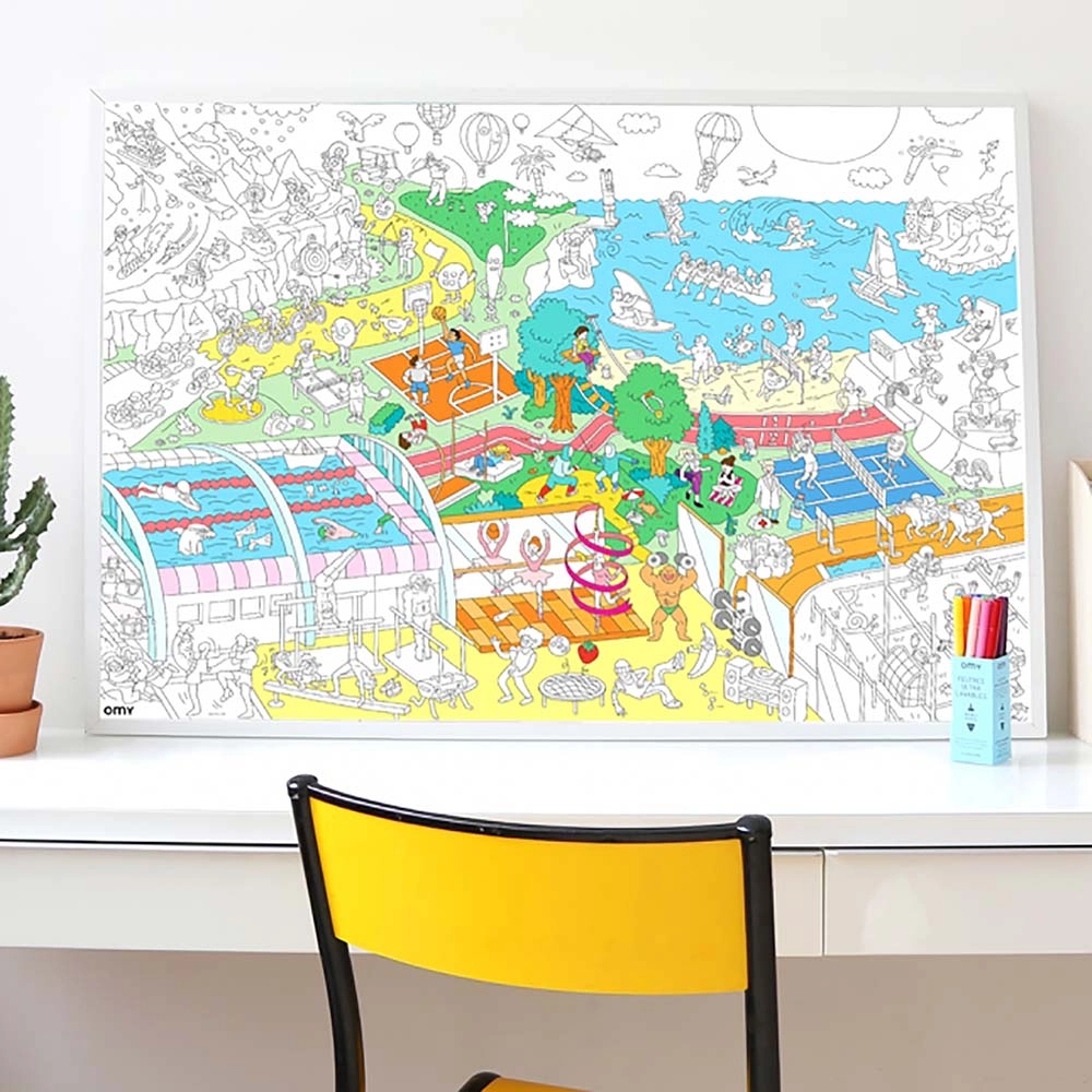 Large Poster - recycled paper 26.5 x 24.5 x 0.8 cm