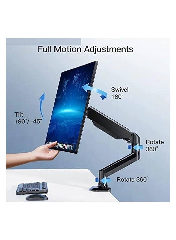 Single Monitor Table Stand - 13” to 32” VESA 75 x 75 -100 x 100