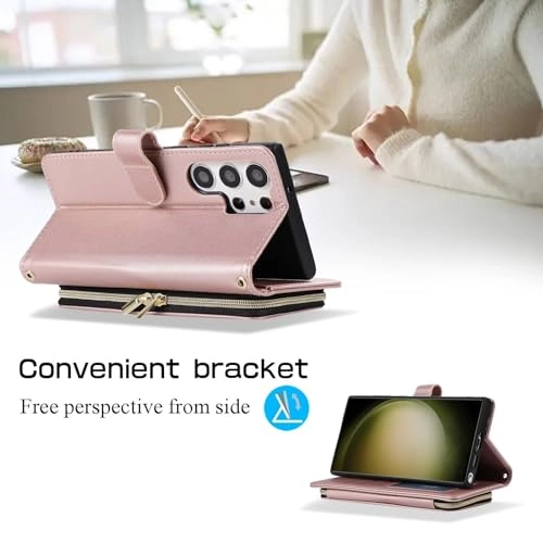 Case for Xiaomi Redmi Note 12 Pro 5G - Faux Leather Zipper Purse Wallet Phone Cover