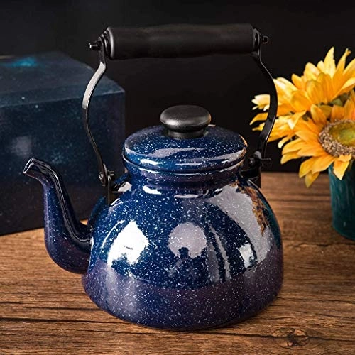 Whistling Kettle Teapot - Enamel 2 liters