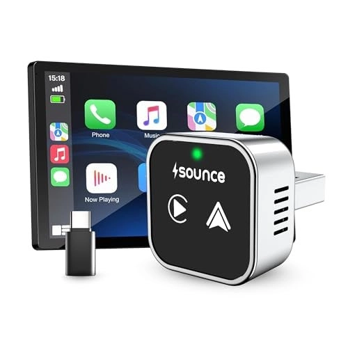 Sounce Wireless 2-in-1 Apple CarPlay & Android Auto Adapter
