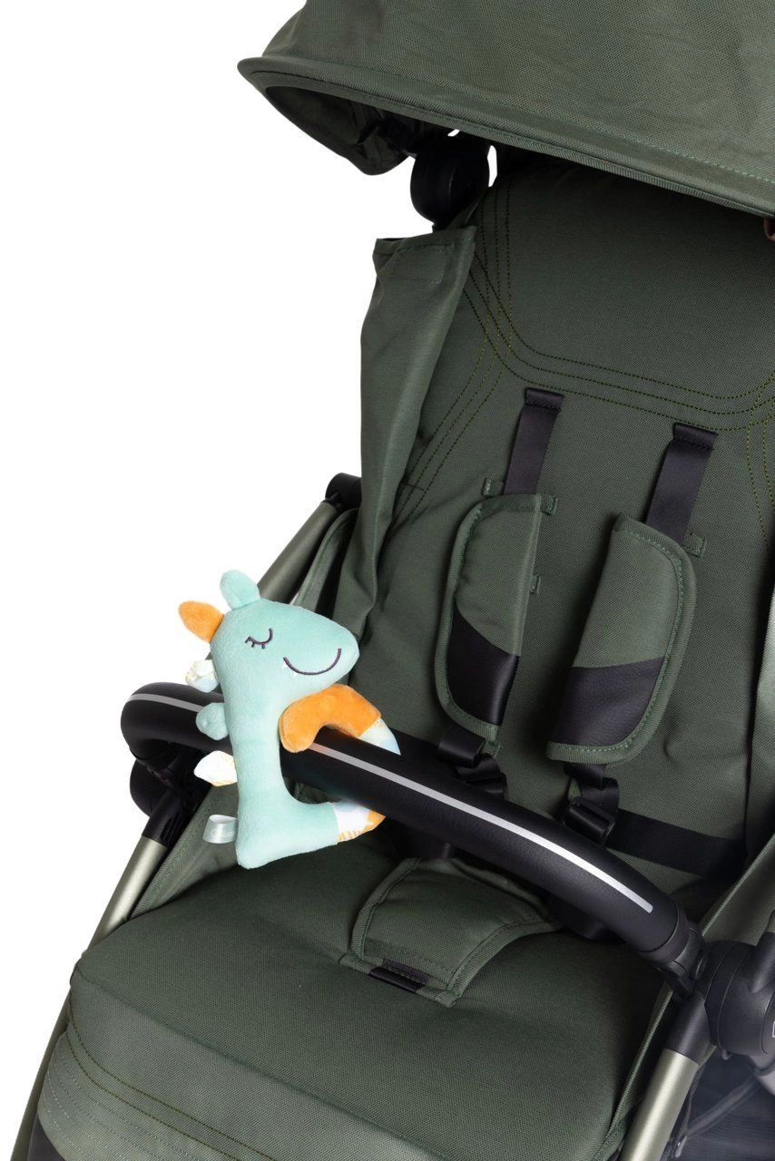 Baby Dino Rattle Toy - Suitable for 3 to 24 months 100% recycled polyester