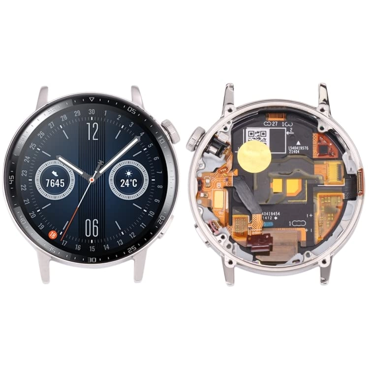 LCD Screen and Digitizer Full Assembly for Huawei Watch GT 3 42mm MIL-B19 - With Frame