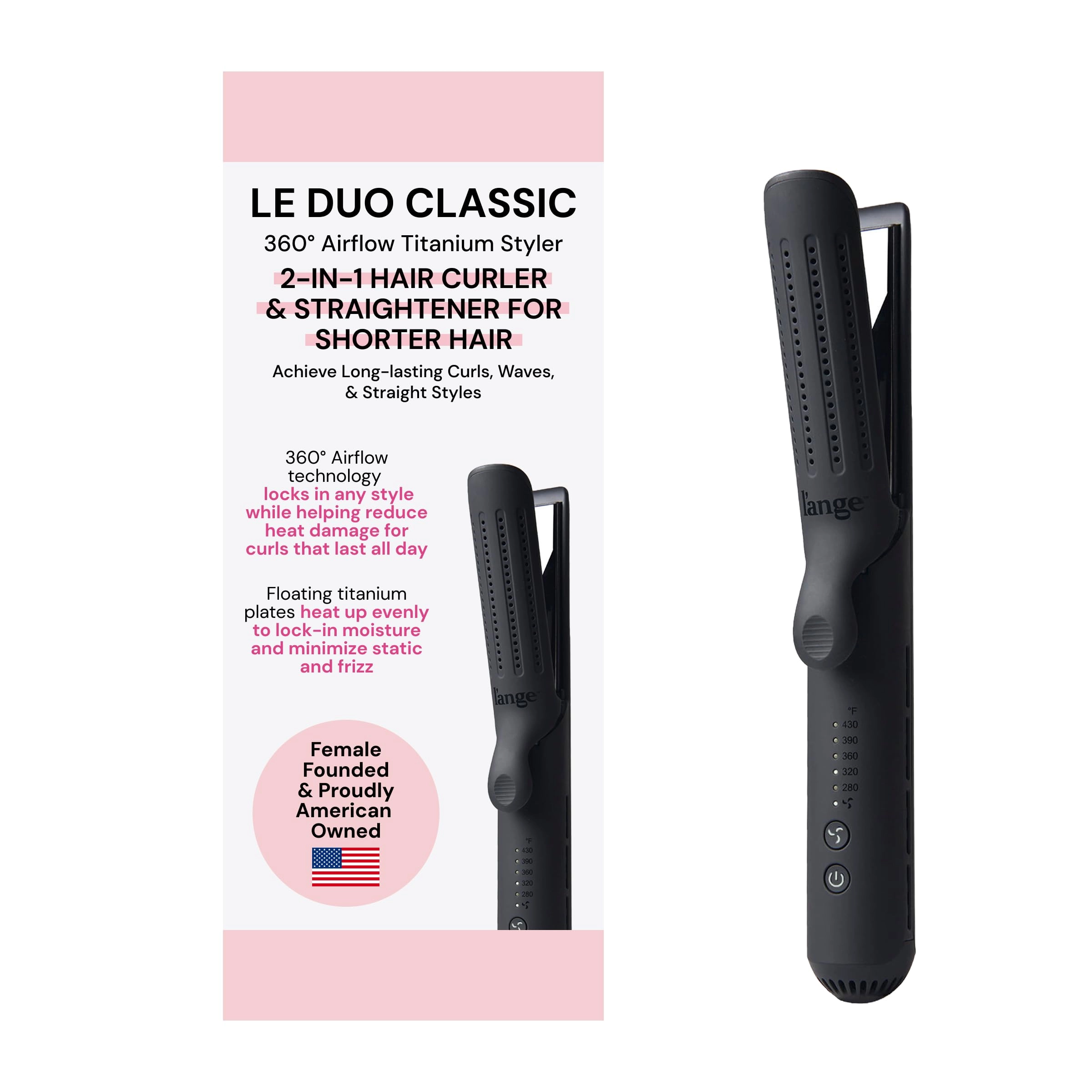 l'ange hair Le Duo 360° Airflow - 3.5" 1 Inch