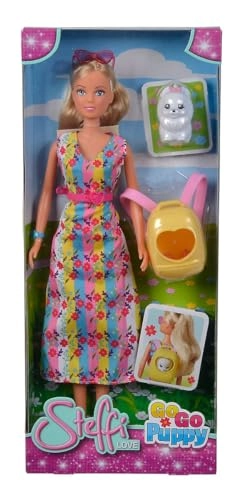 Steffi Love Dressing Doll - 29 cm Dog Backpack Ages 3+