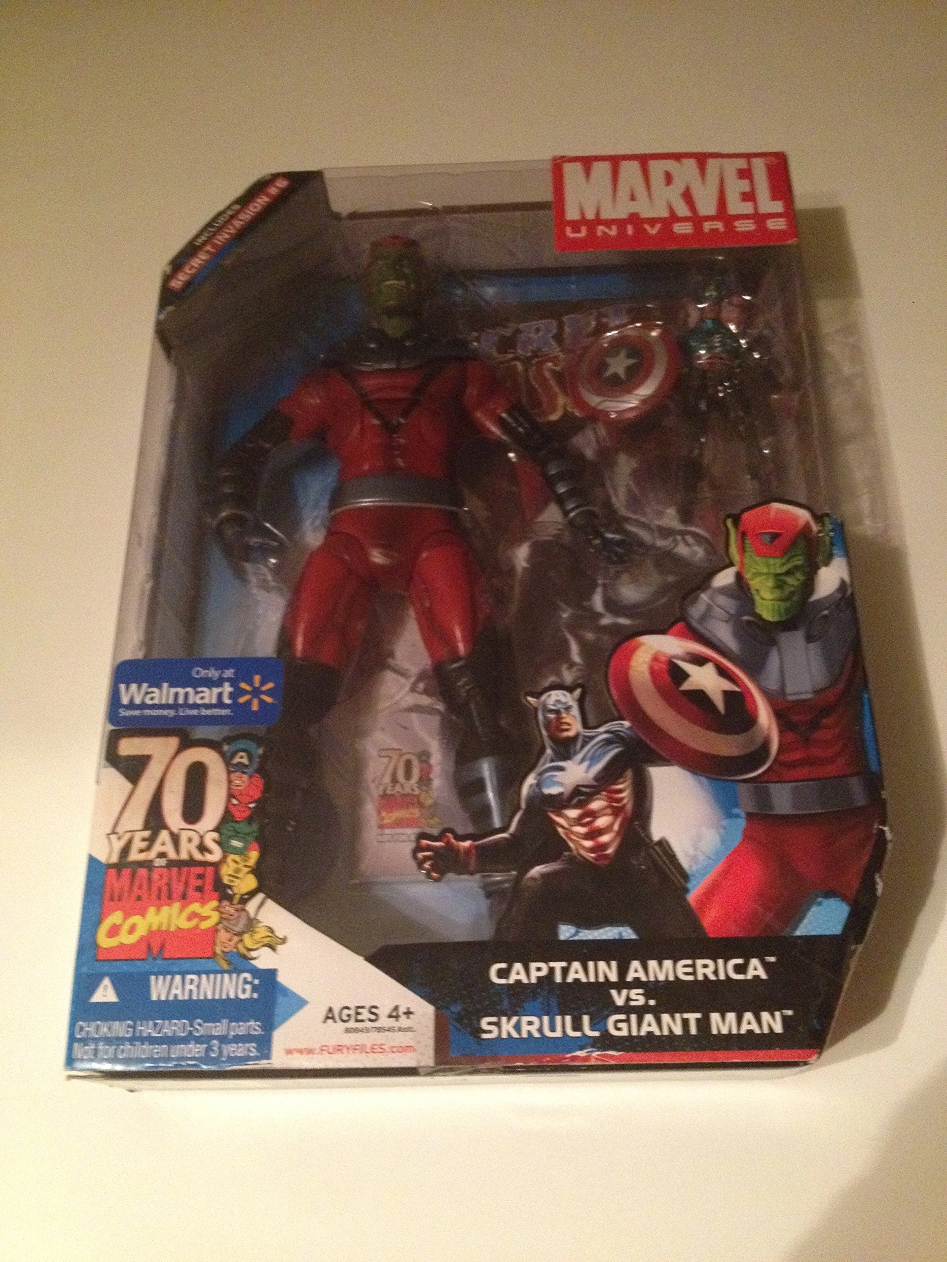 Hasbro Captain America + Skrull Giant Man - Marvel Universe Exclusive