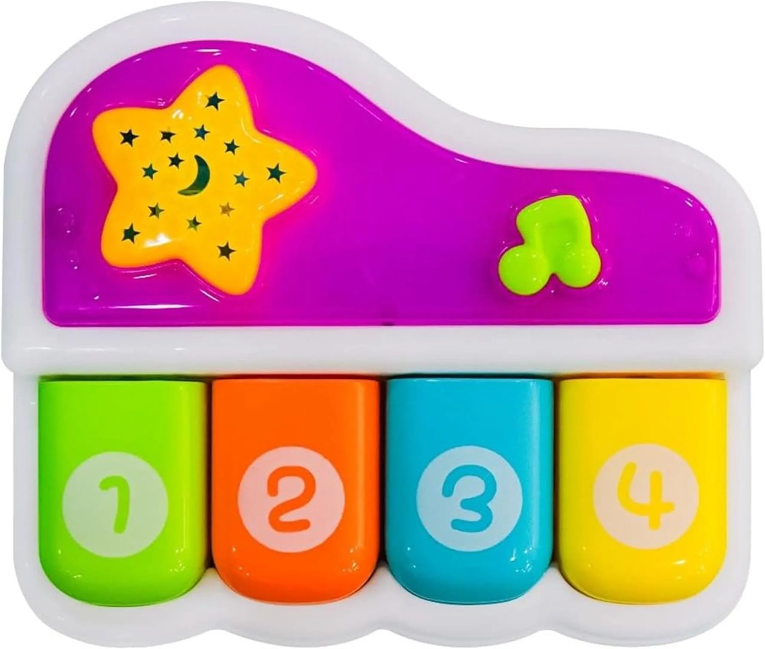 Mini Musical And Light-Up Baby Piano - eight educational tracks Suitable for 18 months & above