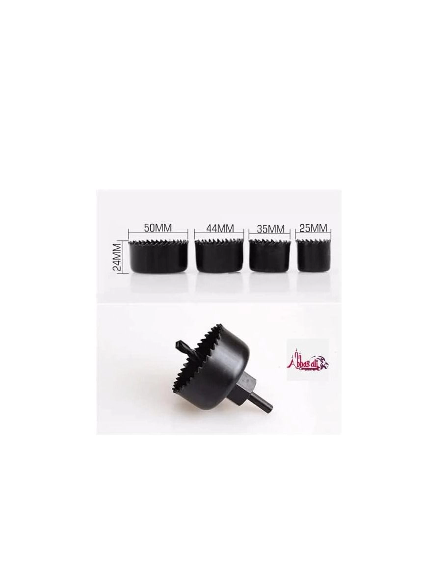 Hole Saw Set - 25mm 35mm 44mm 50mm