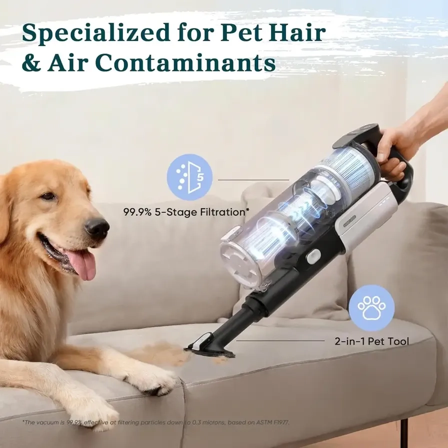 LSV-V201-WUK - Cordless Stick Vacuum Cleaner 50 minutes