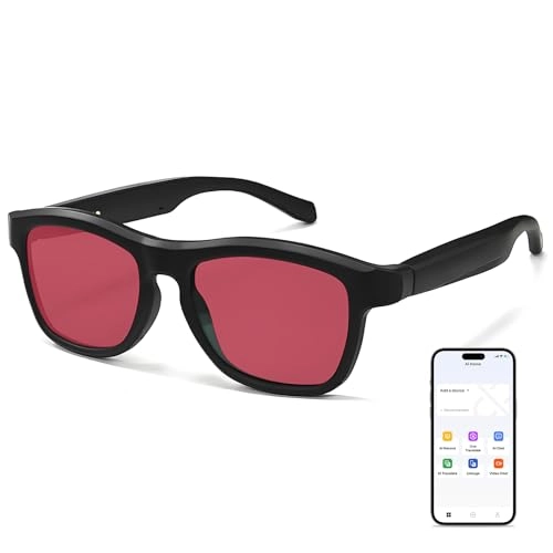 QT-35 - Bluetooth 5.4 140 Languages Black Frame Grey Lens