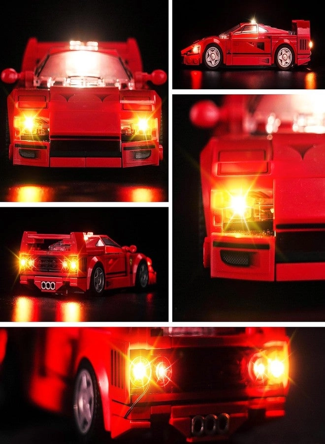 LED Lighting Compatible with Lego Ferrari F40 Supercar