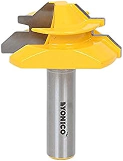 Yonico Lock Miter Router Bit - 45 Degree 3/4-Inch Stock 1/2-Inch Shank