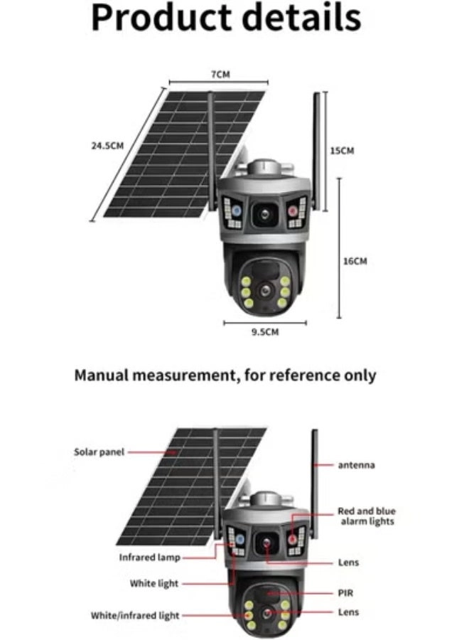 Smart Solar Security Camera 4K