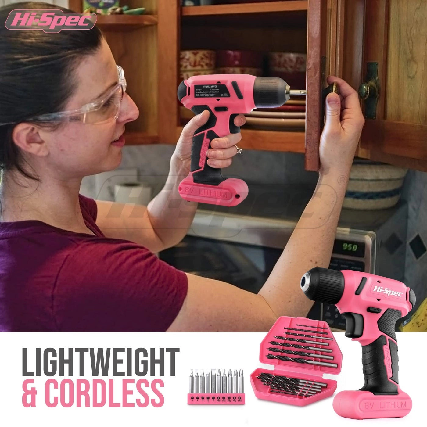 Cordless Drill Driver + Tool Kit