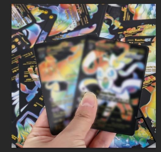 Anime Gold Plated Metal Cards - 55pcs