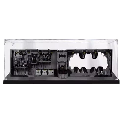 Acrylic Display Box for LEGO 76252 Bat Cave Shadowbox Models - Acrylic Drawing on the Back
