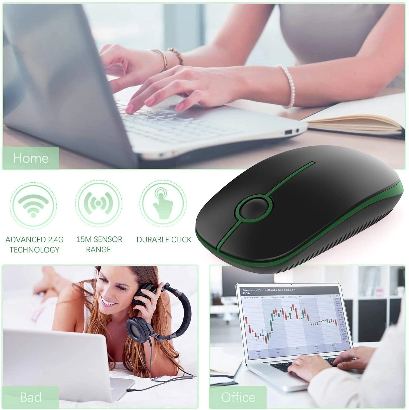 Slim Portable Mouse - Wireless