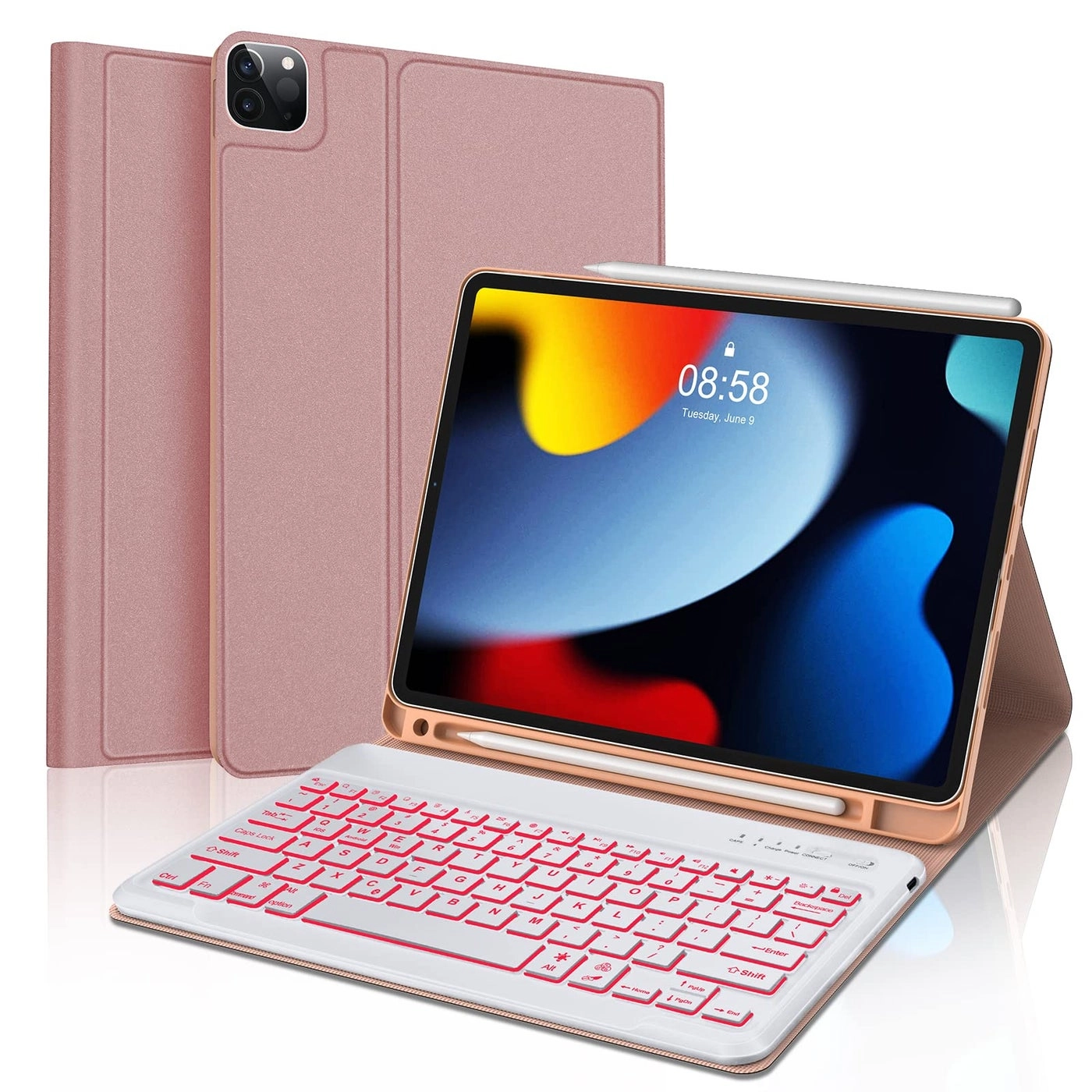 SENGBIRCH Backlit Keyboard - for iPad Air 13 inch M3 Detachable Bluetooth