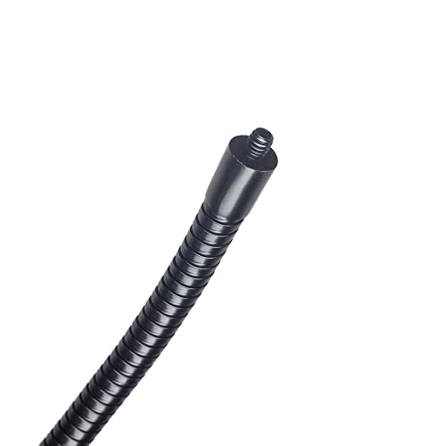 Compact microphone holder - flexible gooseneck swivel microphone clip 1/4 inch adaptor
