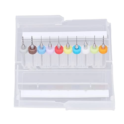 Mini Drill Bit - 10 x Tungsten Steel 0.3-1.2mm