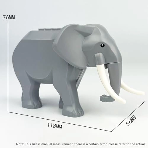 Animal Mini Figures - Elephant Elk Camel Horse 11pcs