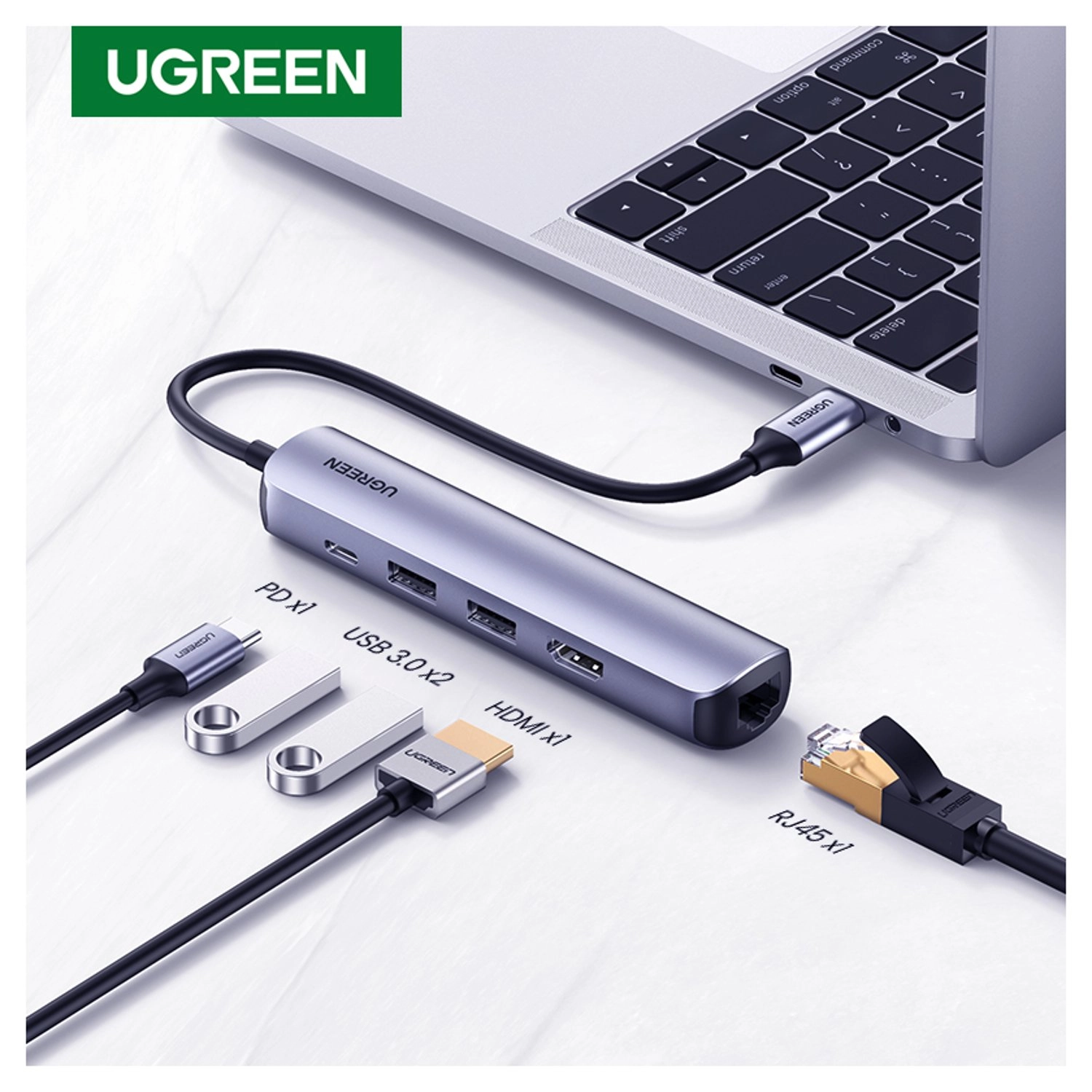 10-In-1 USB-C HUB - 8K@30Hz 4K@60Hz