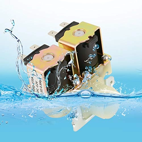 Solenoid Valve - DC 12V Normally closed Brass Plastic