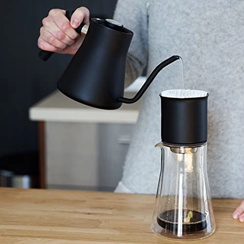 Stagg [XF] Pour-Over Dripper + Stagg Double Wall Glass Carafe + Stagg [XF] Paper Filters