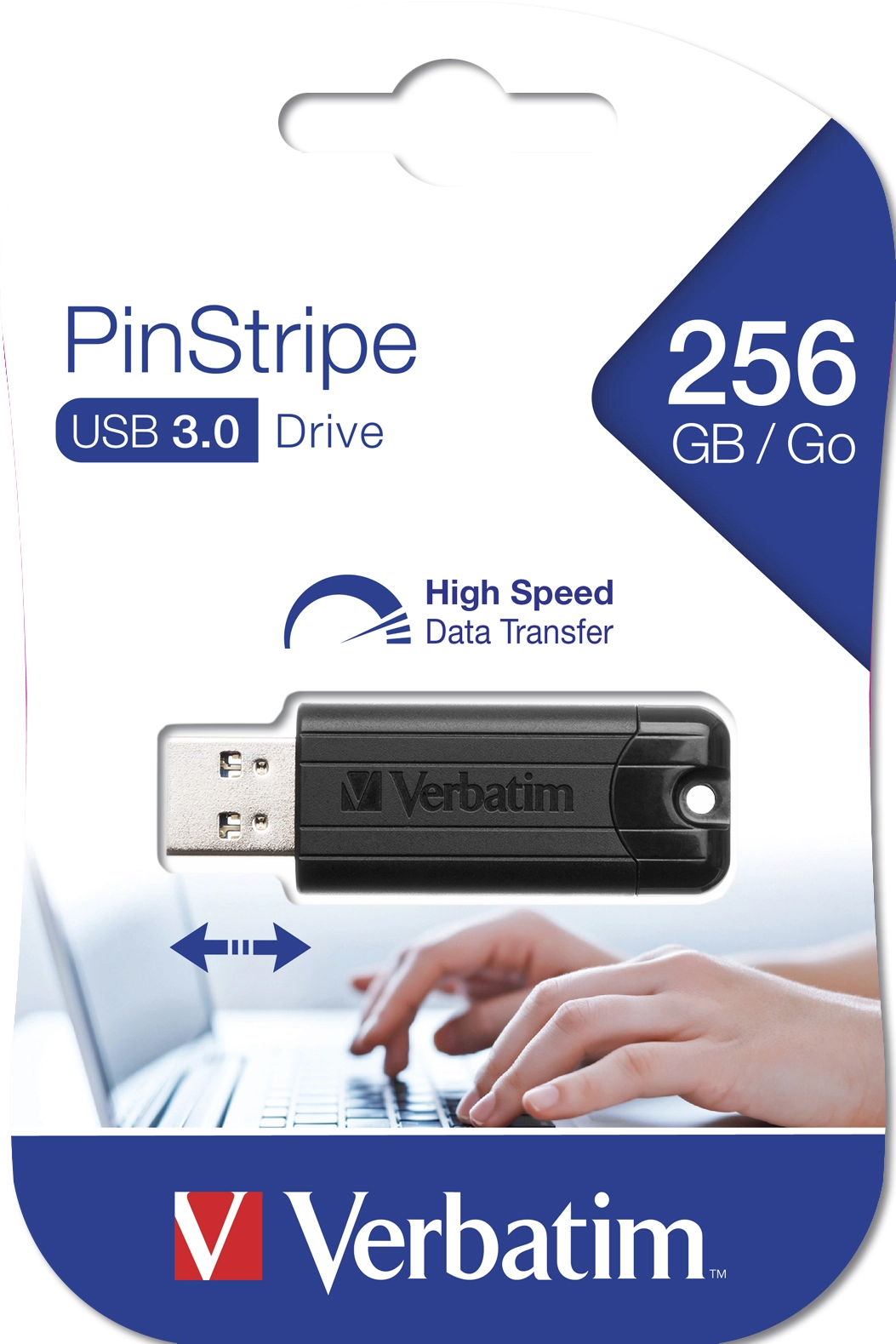 Pinstripe USB 3.0 Drive - 256GB