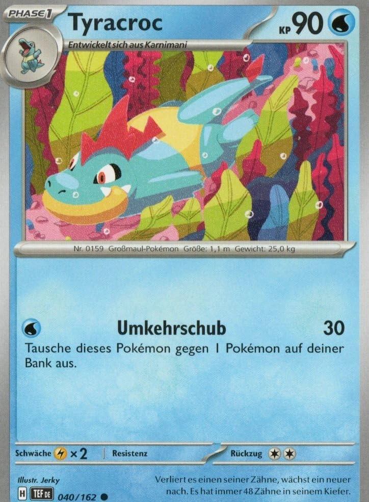 MZTCG Tyracroc TEF 040 - Gewalten der Zeit - Trading Card (German)