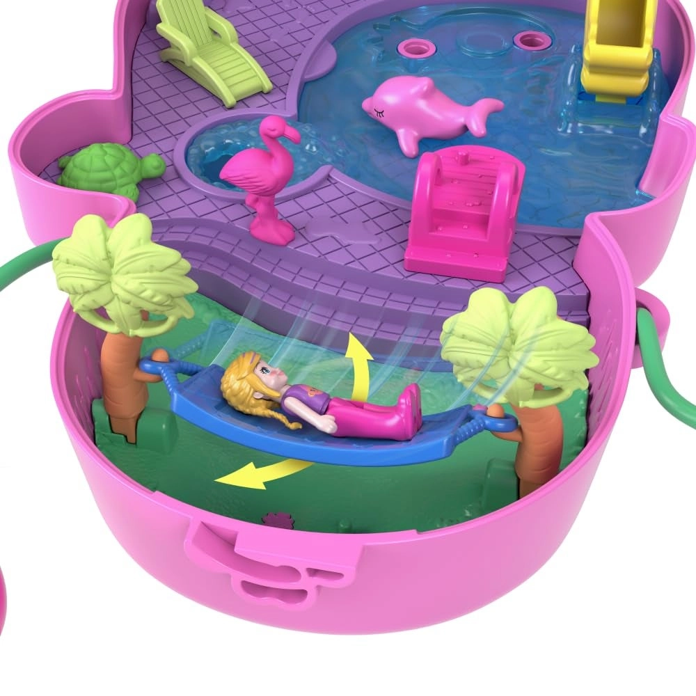 Momma Monkey & Baby Wearable Purse - Dolls Playset 2-in-1 13 Accessories Ages 4+