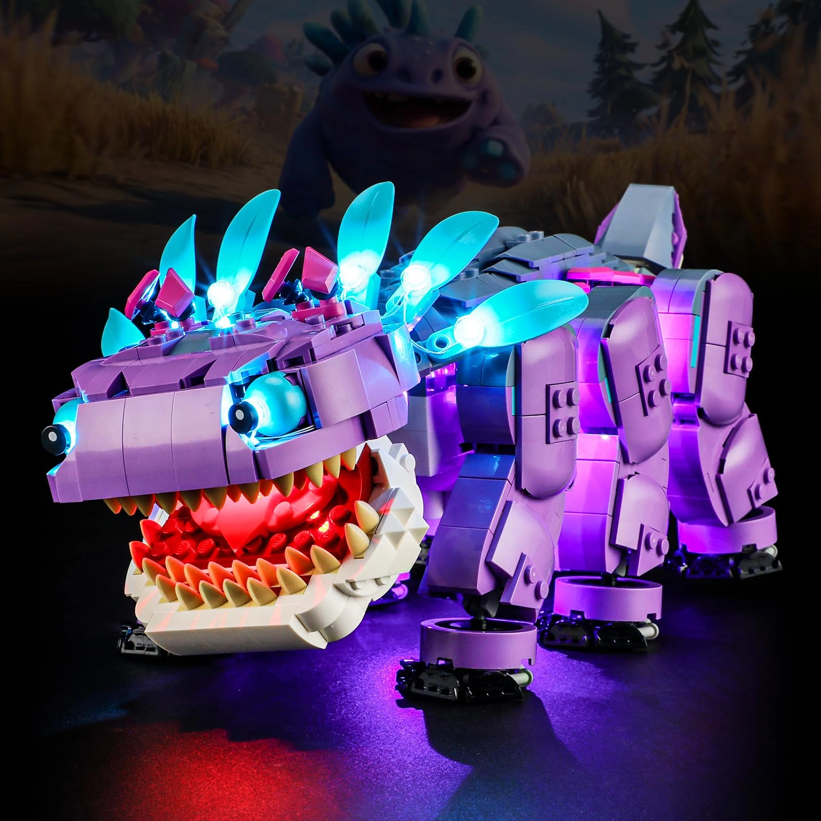 BOOZUU Light Kit for LEGO 77077 Klombo - Plastic Fortnite 1