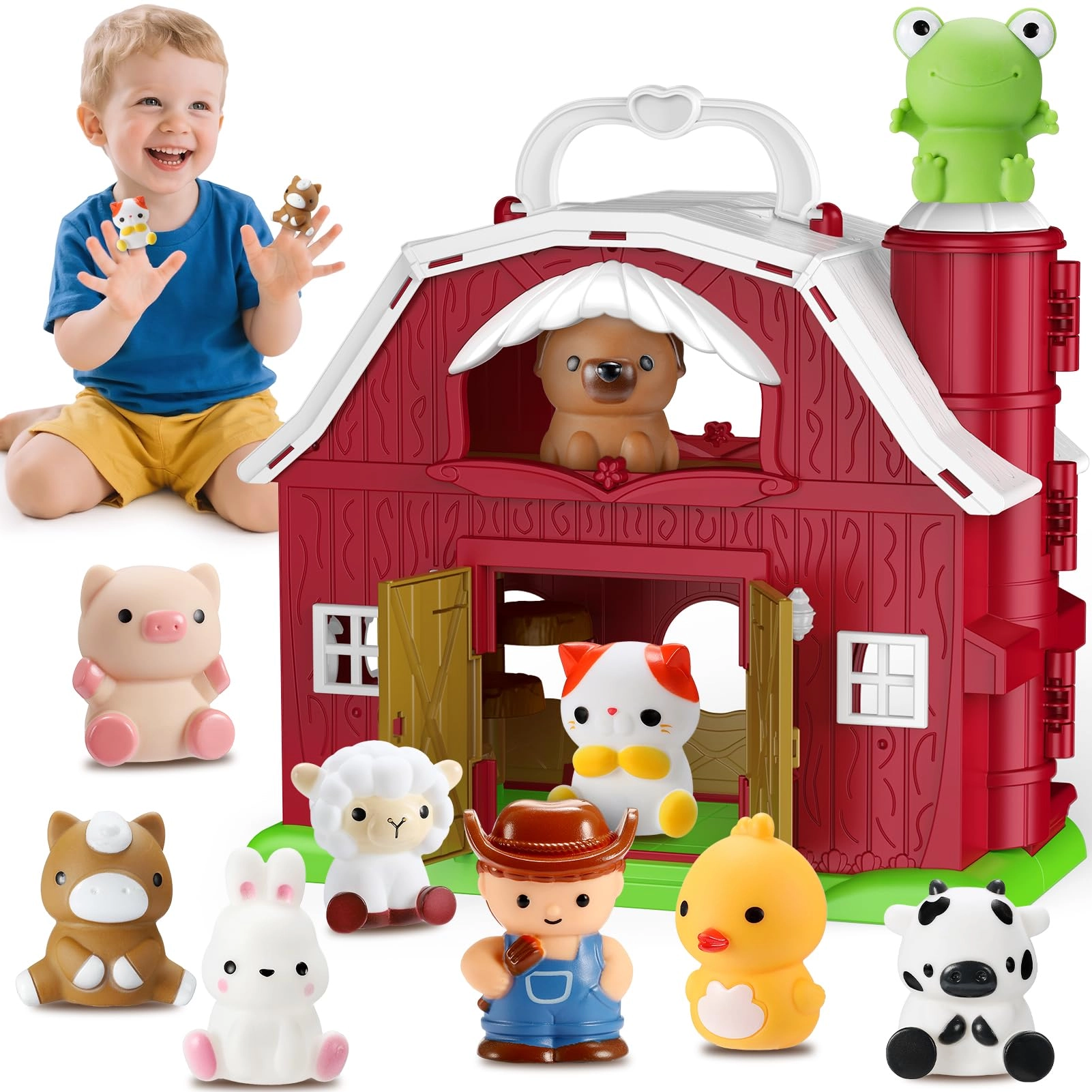Shenzhen Fengchuangda International Trade Co.,Ltd. Farm Animal Toys - 1-4 Year Olds 10 pieces