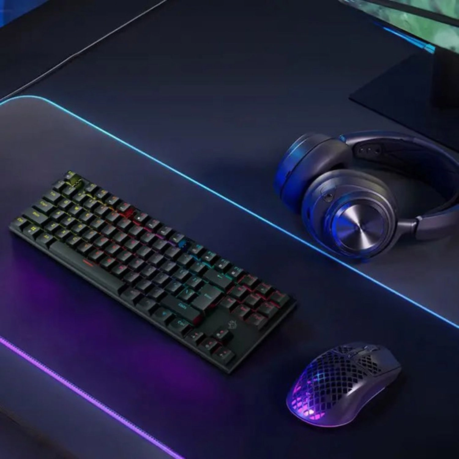 61 Keys Pudding Mechanical Keyboard - EN/AR Wired